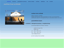 Tablet Screenshot of baufrost.de